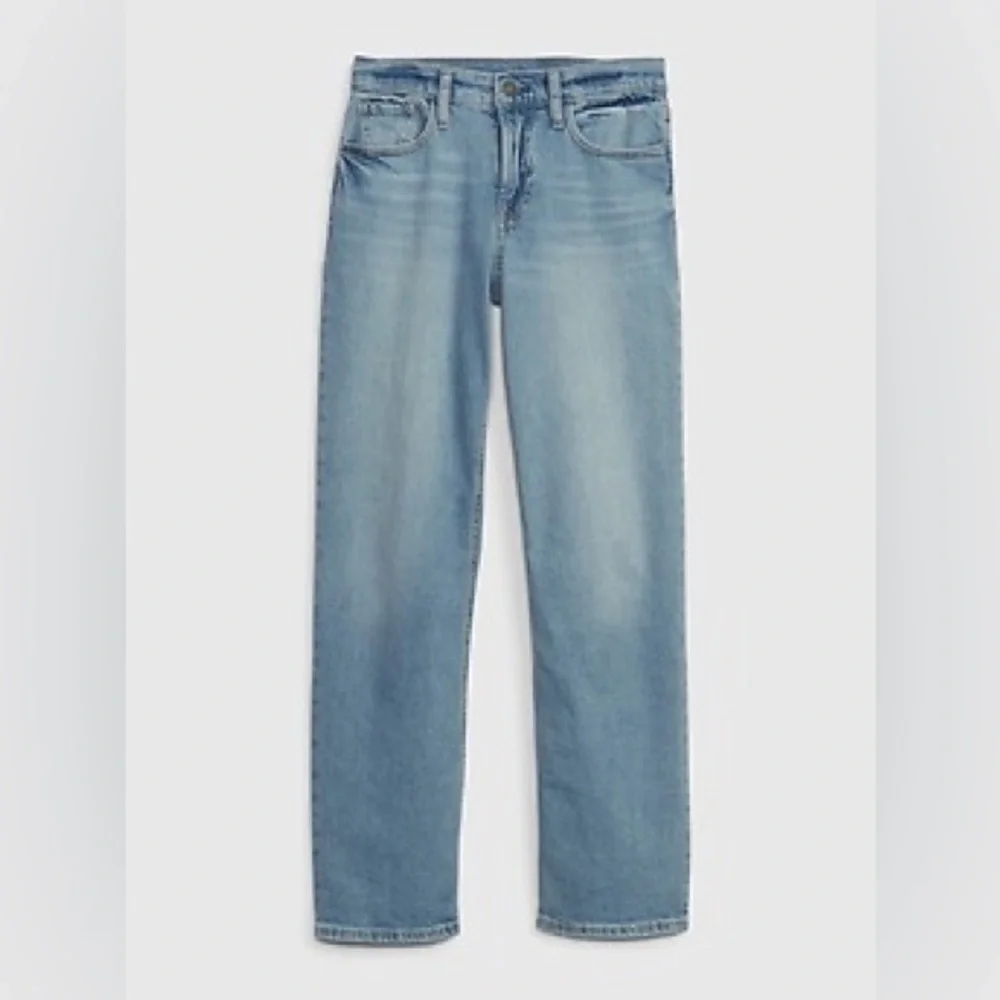 Gap Kids Girls’ High Rise '90s Light Wash Loose Jeans—5